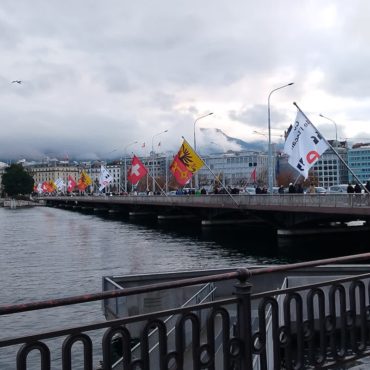 Genève: Le Pont du Mont-Blanc, enjeu d'un bras de fer judiciaire pour la manifestation du 14 juin